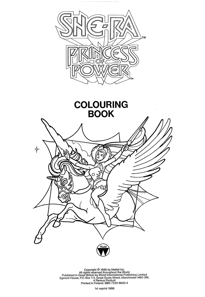Colouring Book - UK - Darah's Tribute